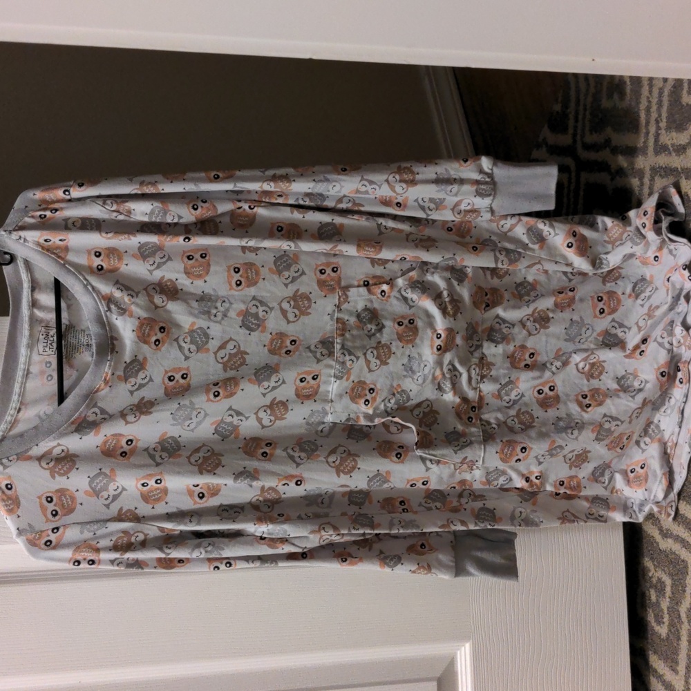 Owl patterned lounge dress
